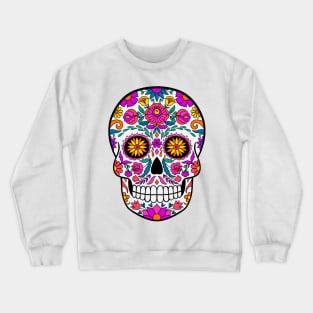 Sugar Skull Art, dia de los muertos Crewneck Sweatshirt